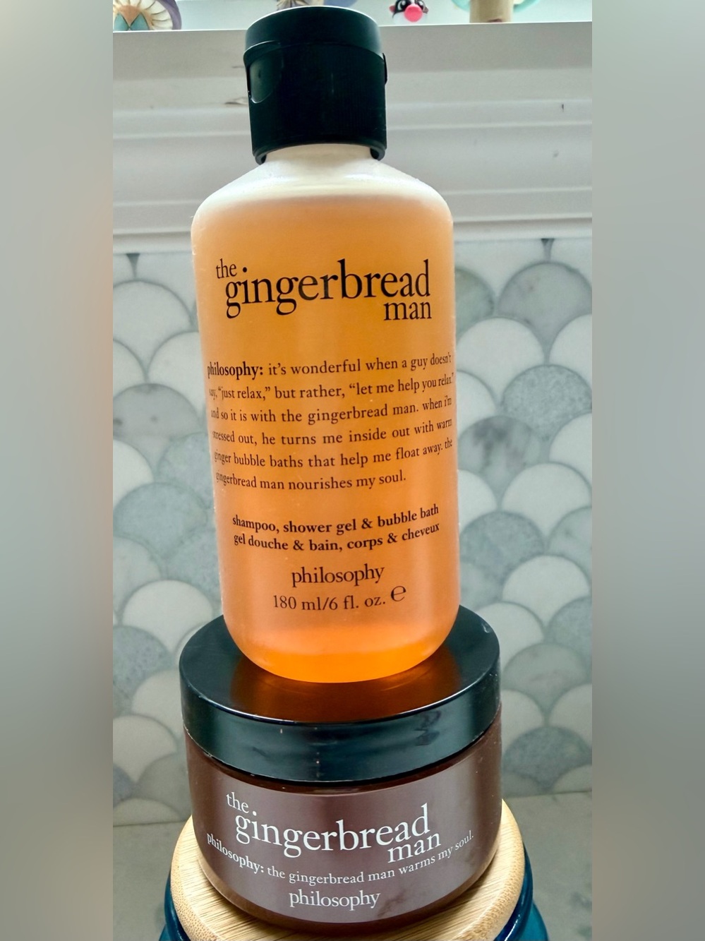 philosophy The Gingerbread Man shower gel & body soufflé